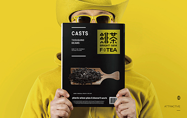 廊坊绯茶品牌设计